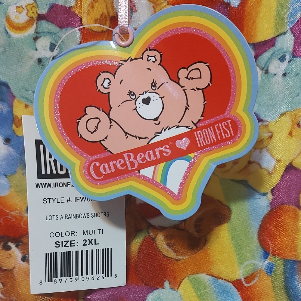 Iron Fist Care Bears Rainbow Shorts - Picture 3 of 6
